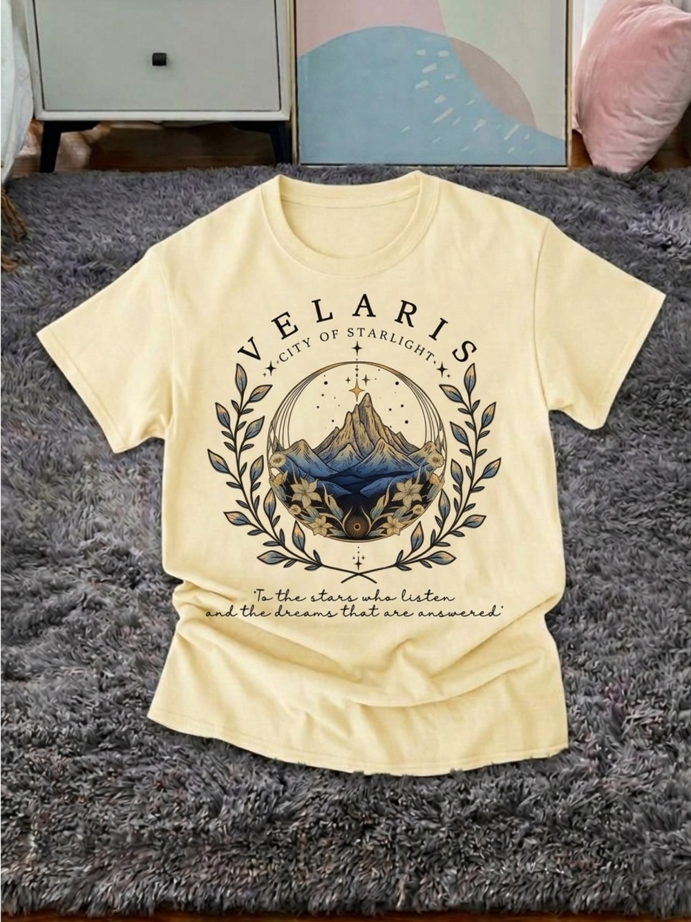 Velaris City of Starlight Graphic Tee - Off White